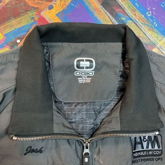 Ogio Henkels & McCoy Work windbreaker West Power Ops Embroidered, Custom ‘Josh’ - Picture 5 of 10